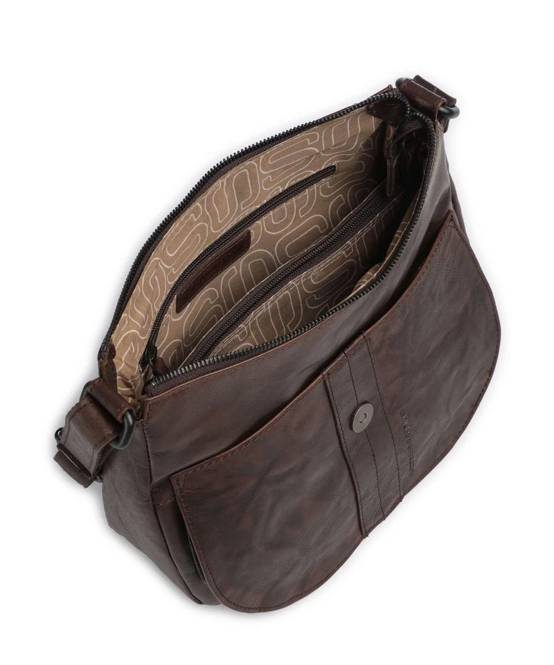 Spikes & Sparrow Bronco Donnella Sac bandoulière dark brown
