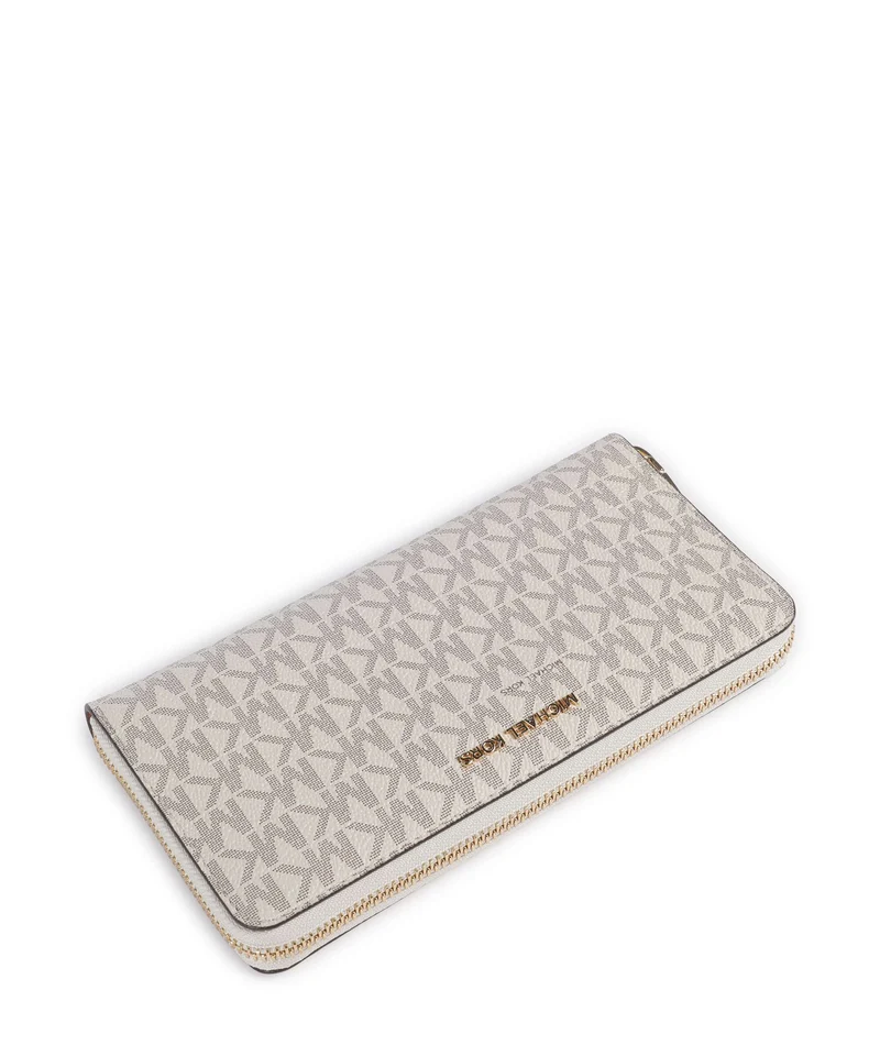 Michael Kors Jet Set Large Portefeuille vanilla/acrn