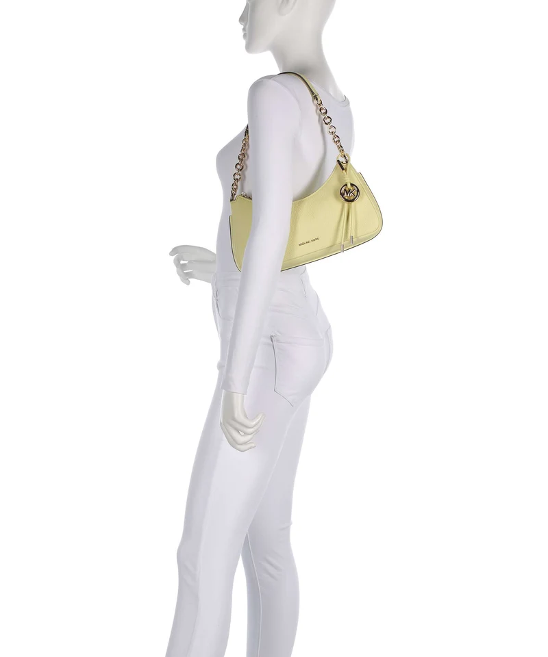 Michael Kors Nolita Medium Sac porté épaule lemon