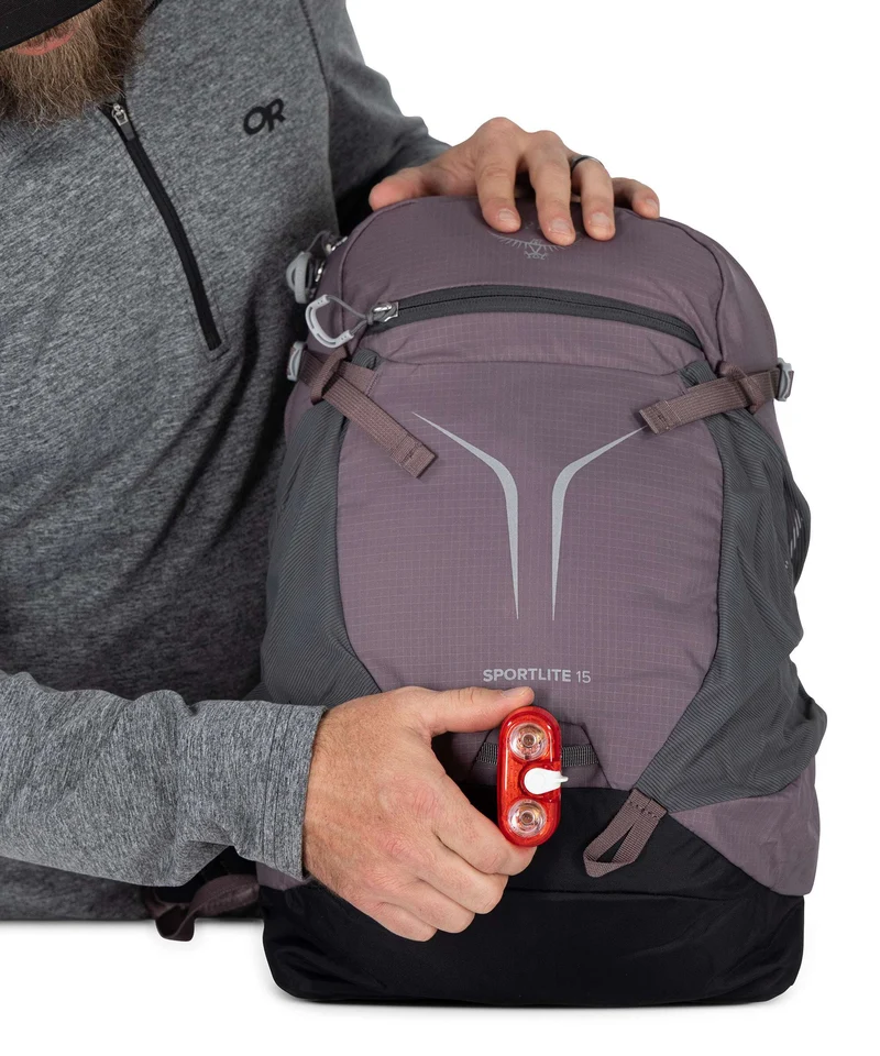 Osprey Sportlite 15 Sac à dos de randonnée graphite purple
