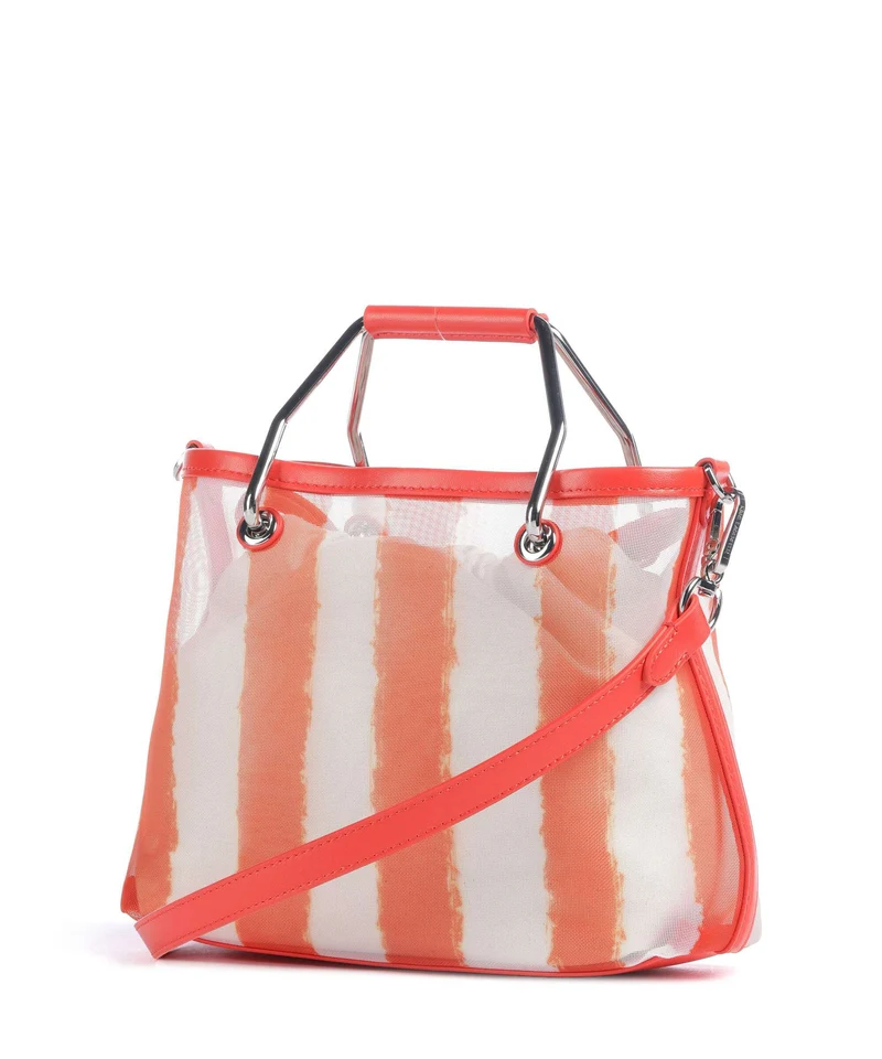 Karl Lagerfeld Ikon Small Sac à main grapefruit stripes