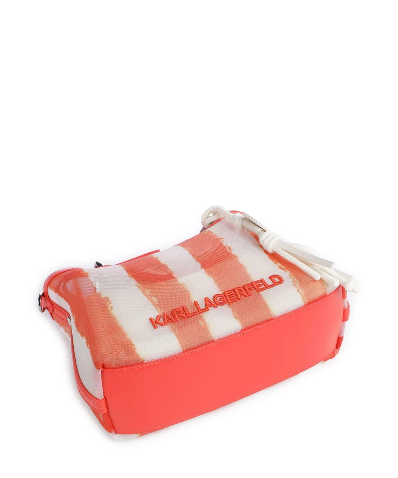 Karl Lagerfeld Ikon Small Sac à main grapefruit stripes