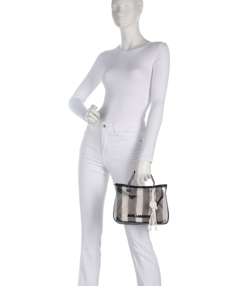 Karl Lagerfeld Ikon Small Sac à main black stripes