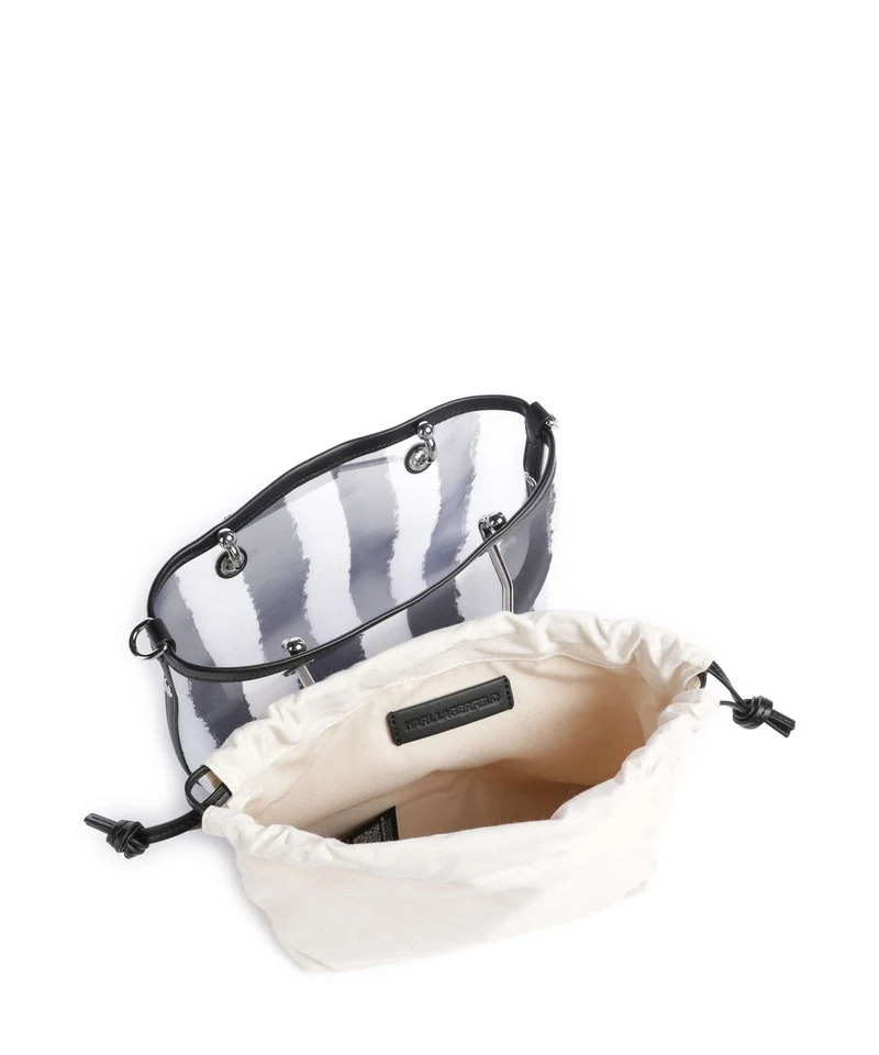 Karl Lagerfeld Ikon Small Sac à main black stripes