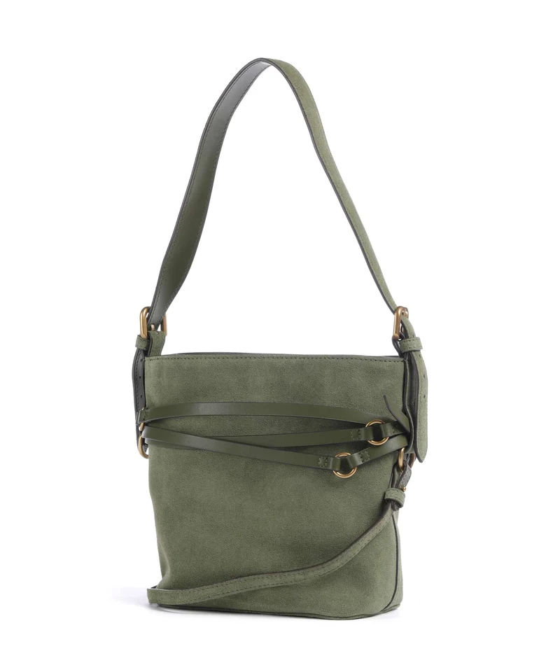 Pinko Belt Mini Sac seau oliva capulet/antique gold