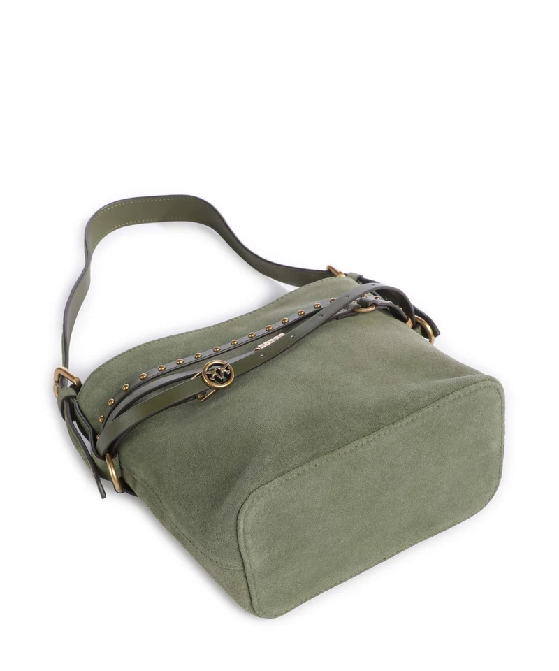 Pinko Belt Mini Sac seau oliva capulet/antique gold
