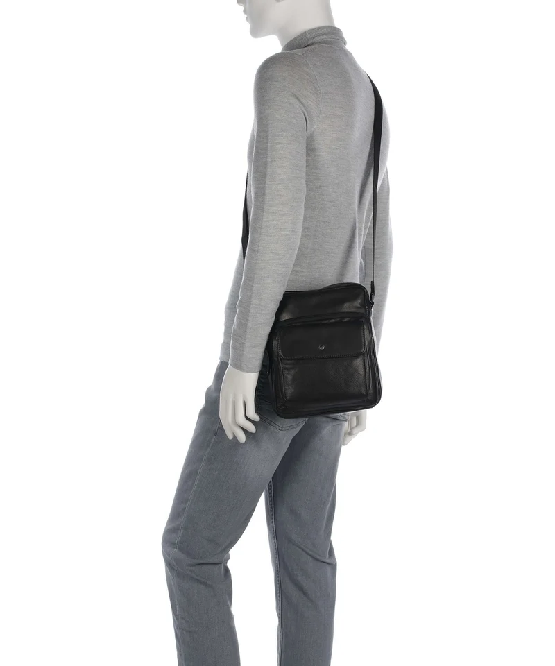 Bugatti Black Magic Sac bandoulière schwarz