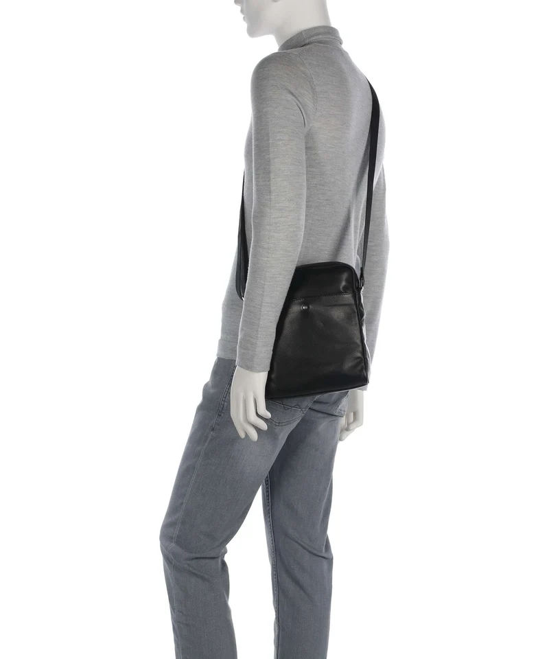 Bugatti Black Magic Sac bandoulière schwarz