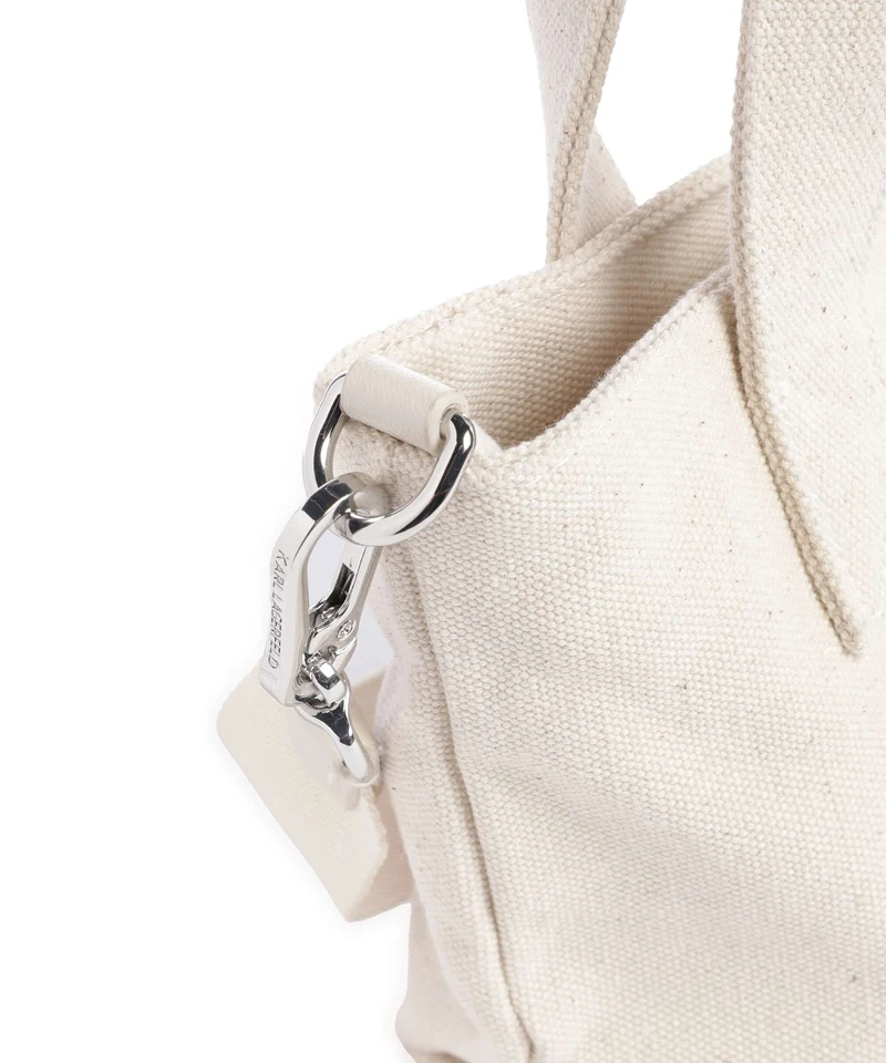 Karl Lagerfeld Ikon Circle Choupette Small Sac à main off white