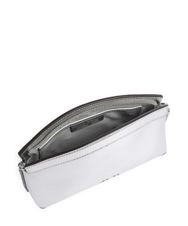 Michael Kors Athena Dome Chain Small Sac porté épaule silver
