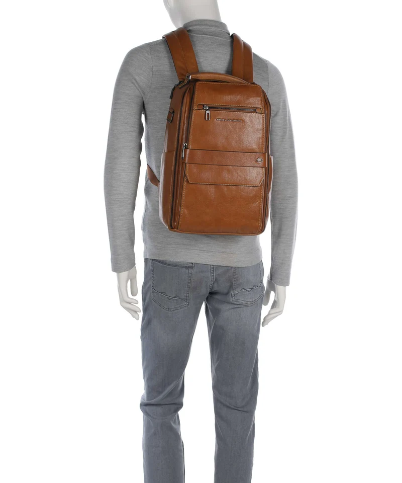 Piquadro Solm Sac à dos d'ordinateur beige