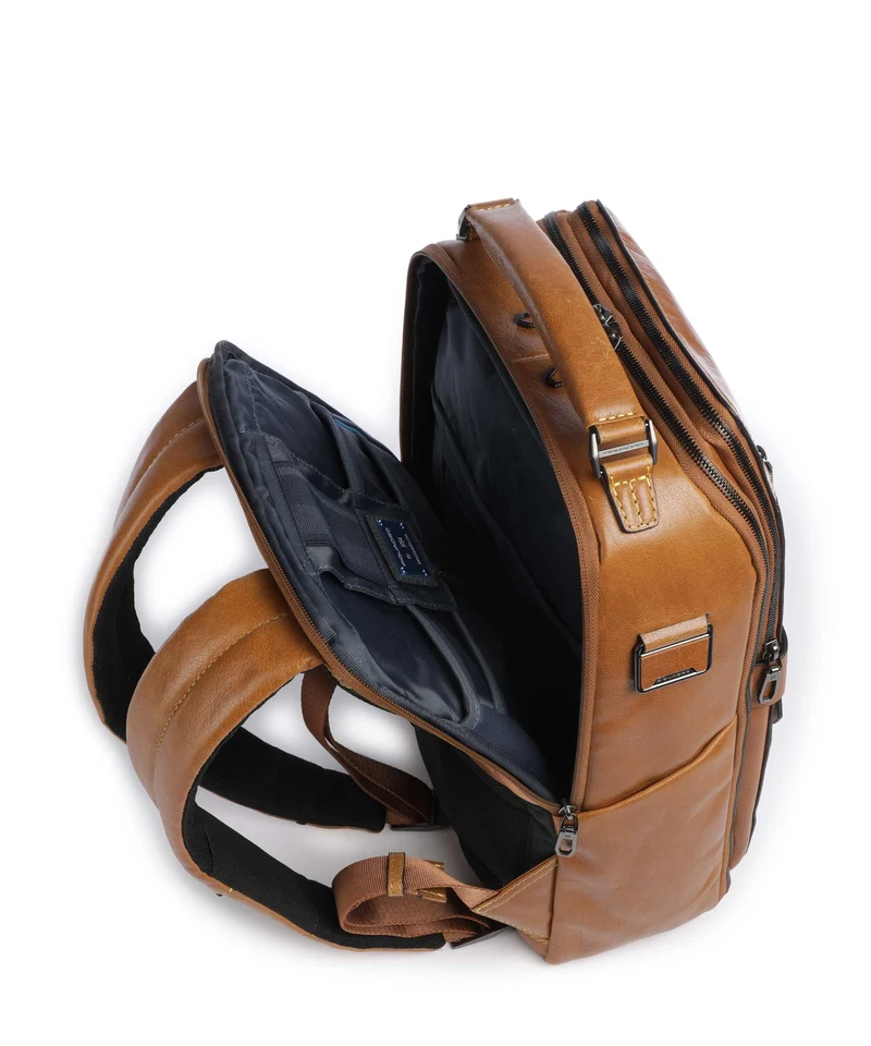 Piquadro Solm Sac à dos d'ordinateur beige