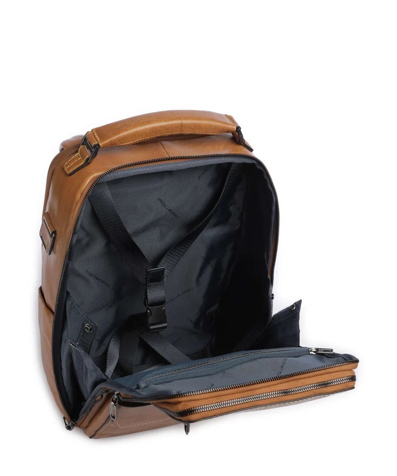 Piquadro Solm Sac à dos d'ordinateur beige