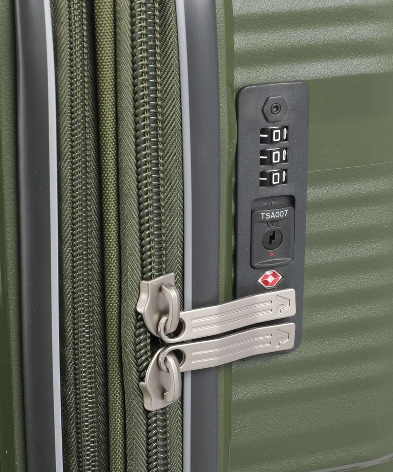 Roncato R-Lite Valise 4 roues verde militare
