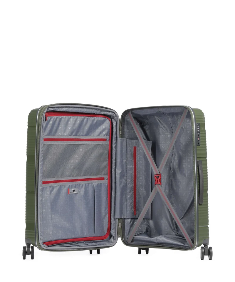 Roncato R-Lite Valise 4 roues verde militare