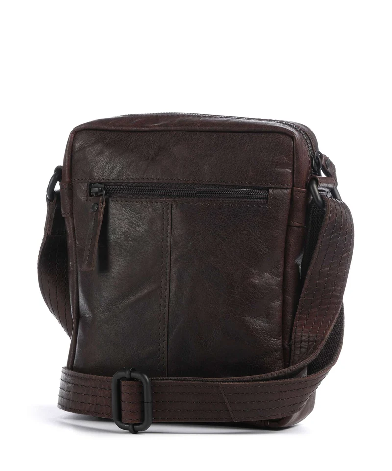 Spikes & Sparrow Bronco Benn Sac bandoulière dark brown