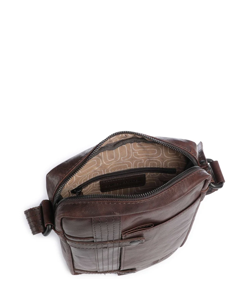 Spikes & Sparrow Bronco Benn Sac bandoulière dark brown