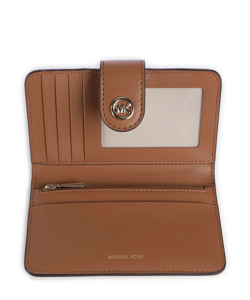 Michael Kors MK Pop Charm Medium Portefeuille vanilla/acrn