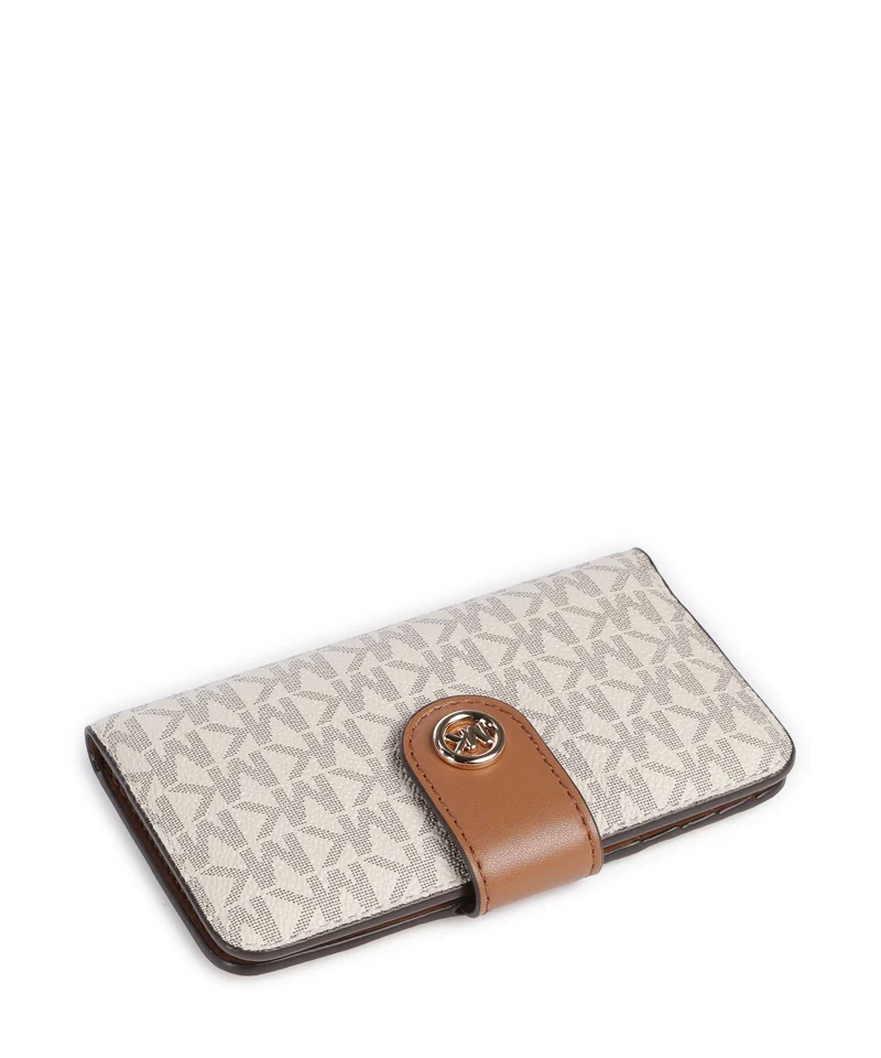 Michael Kors MK Pop Charm Medium Portefeuille vanilla/acrn