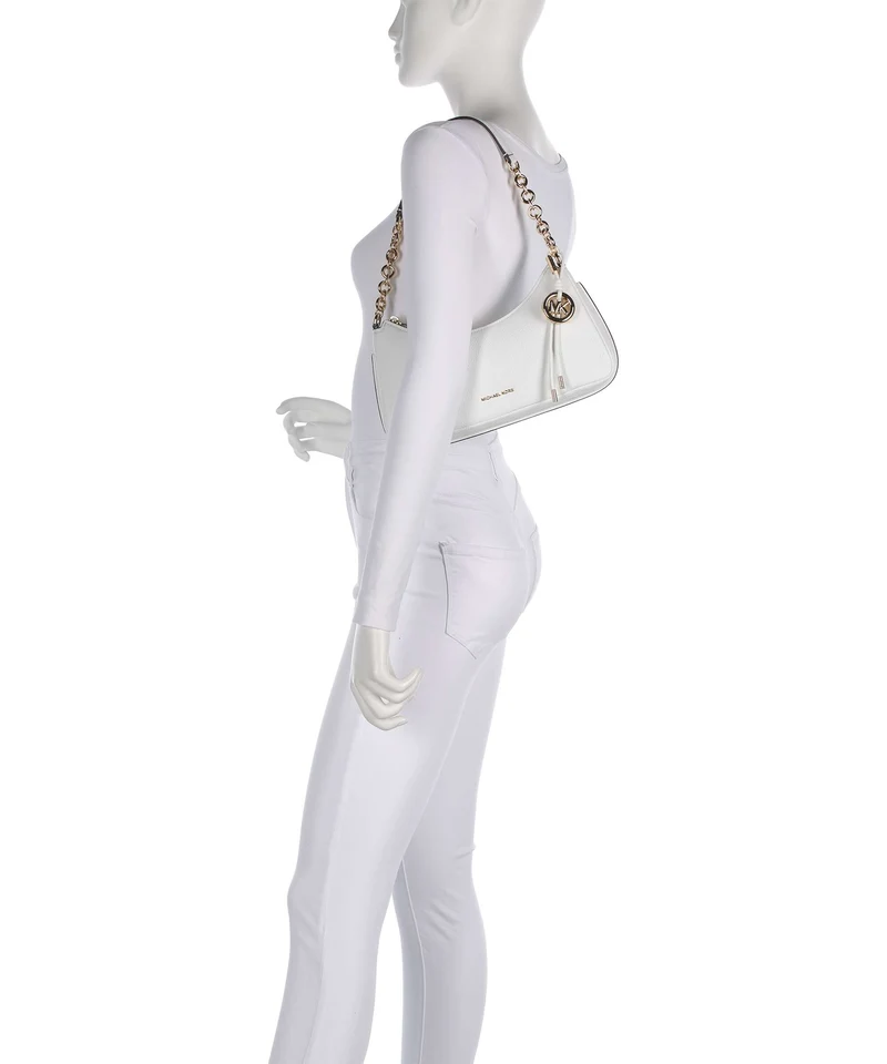 Michael Kors Nolita Medium Sac porté épaule optic white