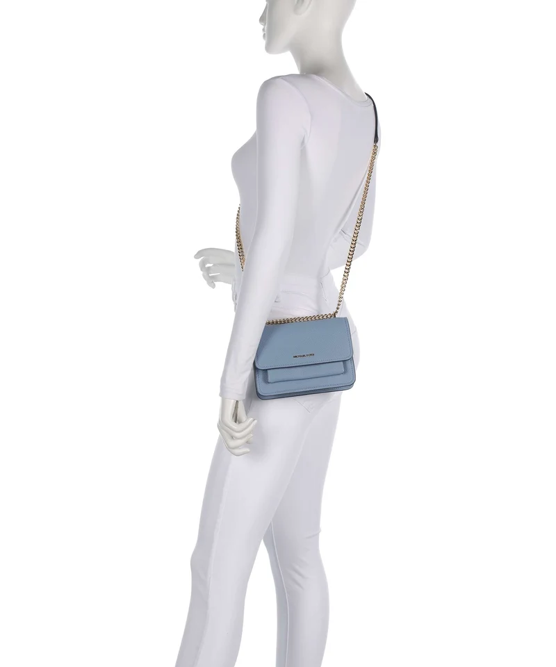 Michael Kors Claire Small Sac porté épaule chambray