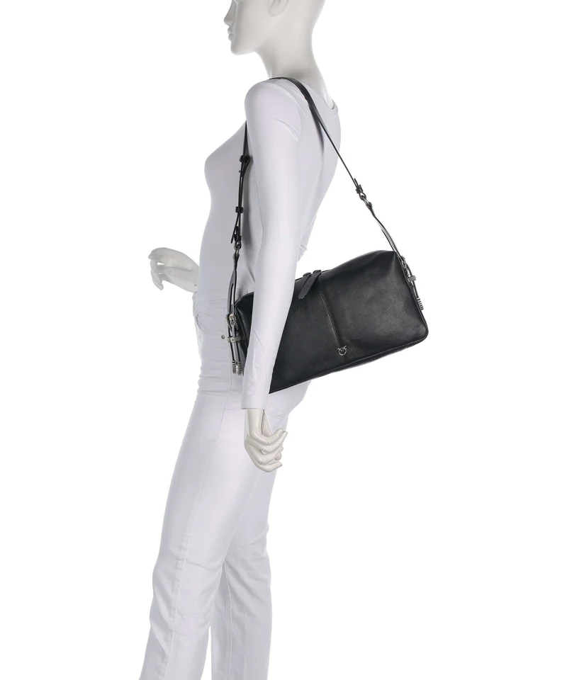 Pinko 24 Classic Sac porté épaule nero/old silver