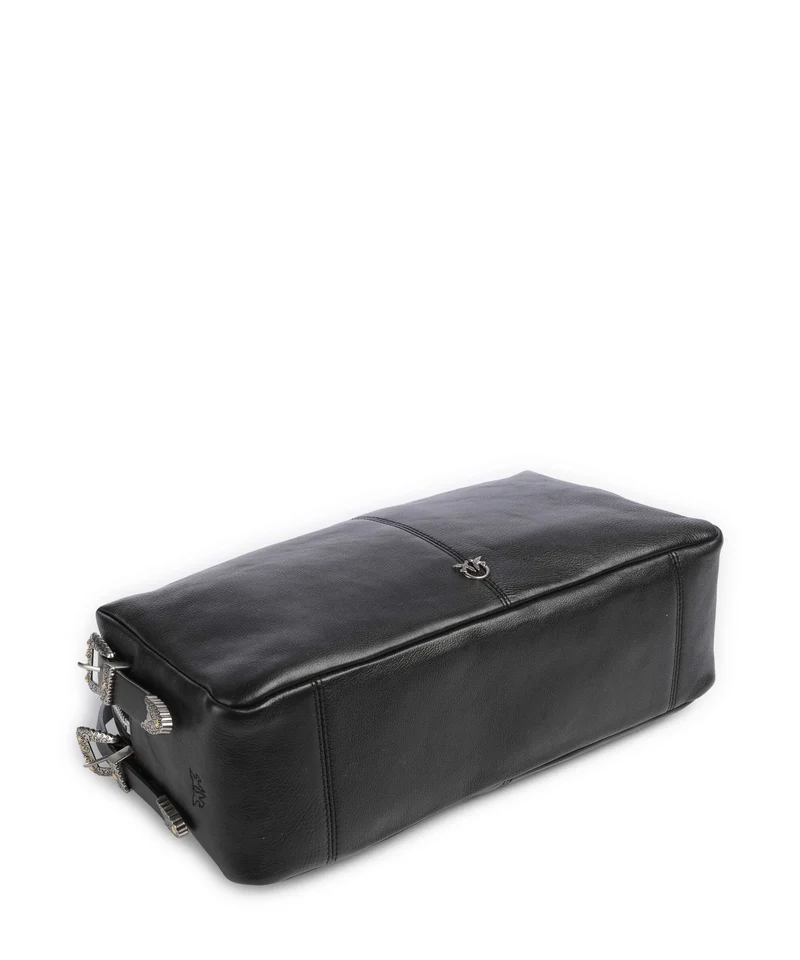 Pinko 24 Classic Sac porté épaule nero/old silver