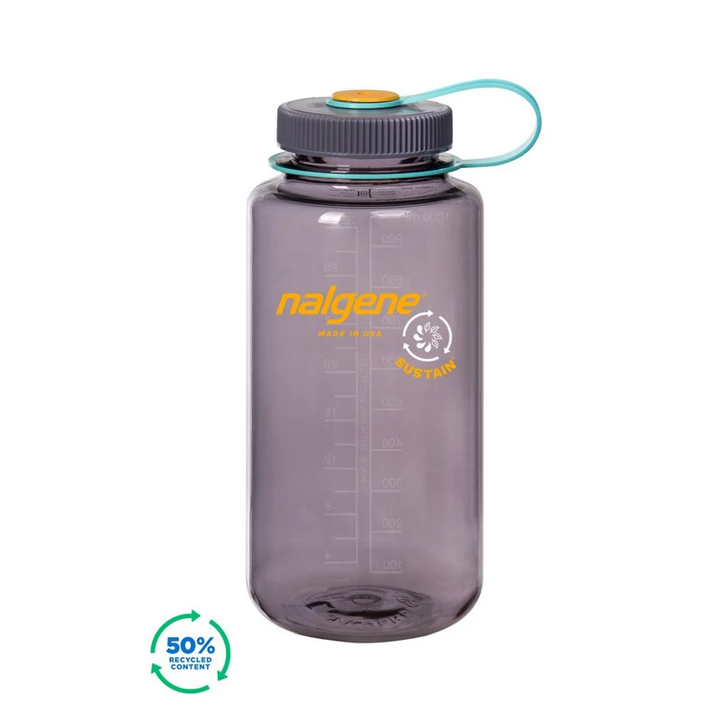 Bouteille à grand goulot Nalgene Sustain Aubergine 950 ml