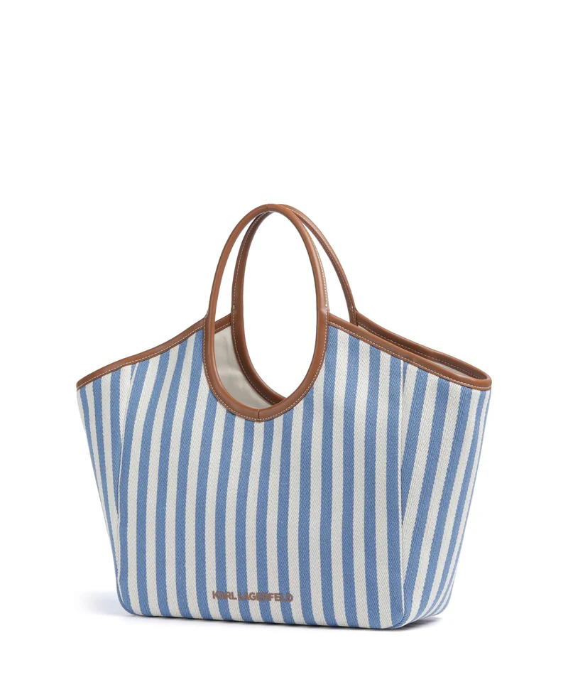 Karl Lagerfeld K/Autograph Cabas silver lake blue