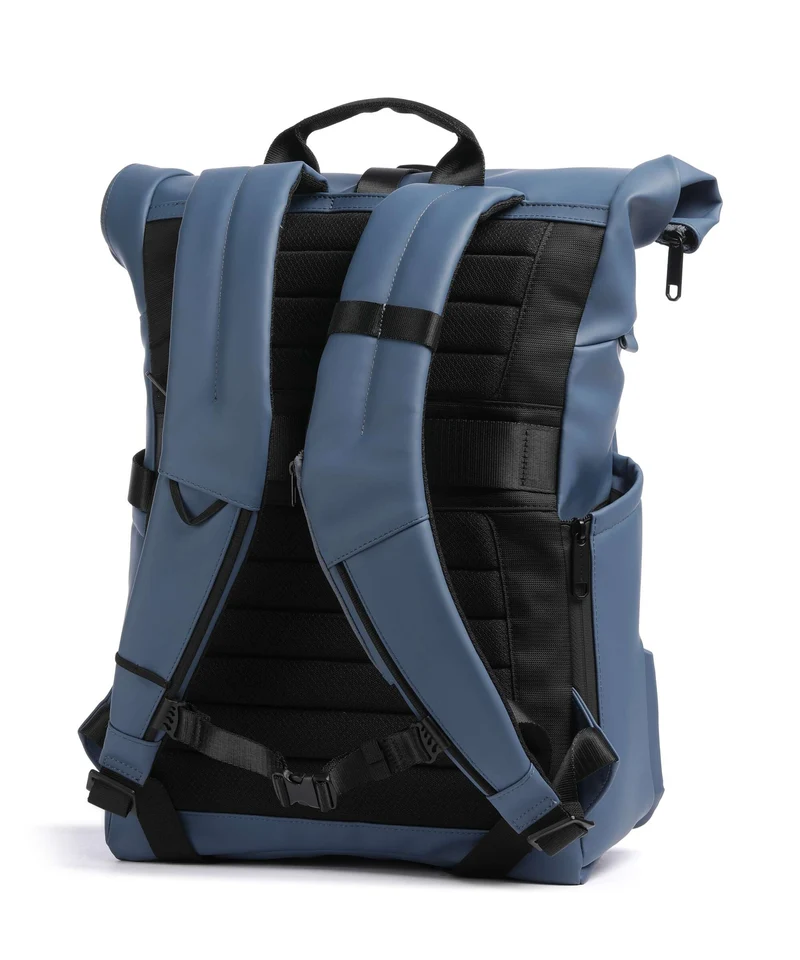 Piquadro Corner Special Sac à dos roll-top avio