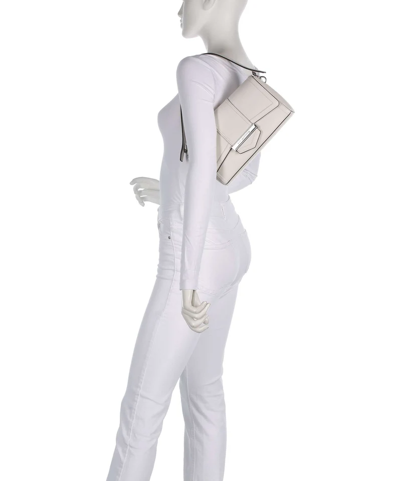 Karl Lagerfeld K/Nova Medium Sac porté épaule off white