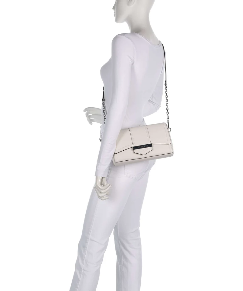 Karl Lagerfeld K/Nova Medium Sac porté épaule off white