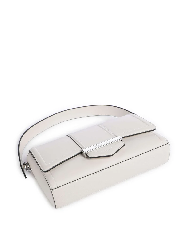 Karl Lagerfeld K/Nova Medium Sac porté épaule off white