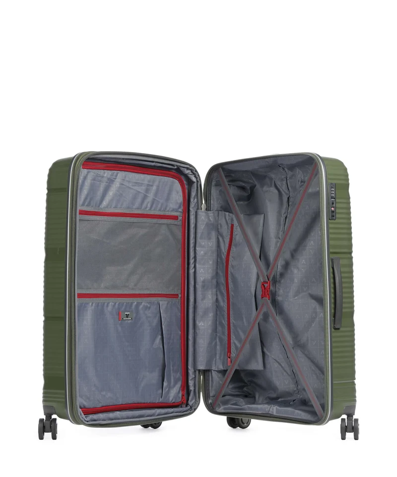 Roncato R-Lite Valise 4 roues verde militare