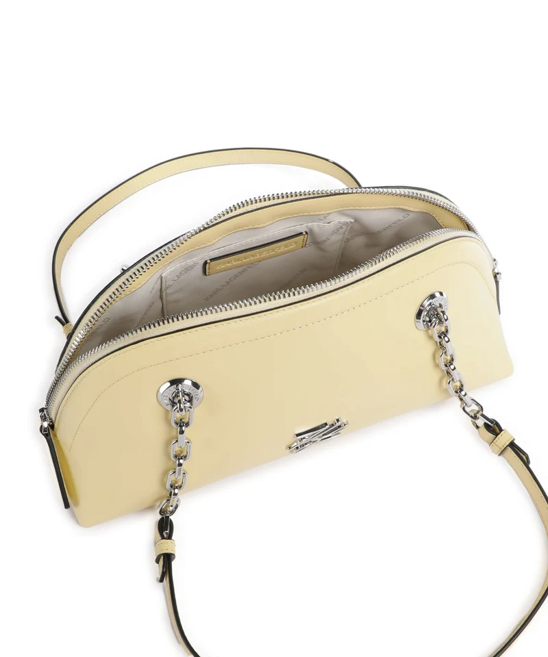 Karl Lagerfeld K/Autograph Bowling Small Sac porté épaule sunlight