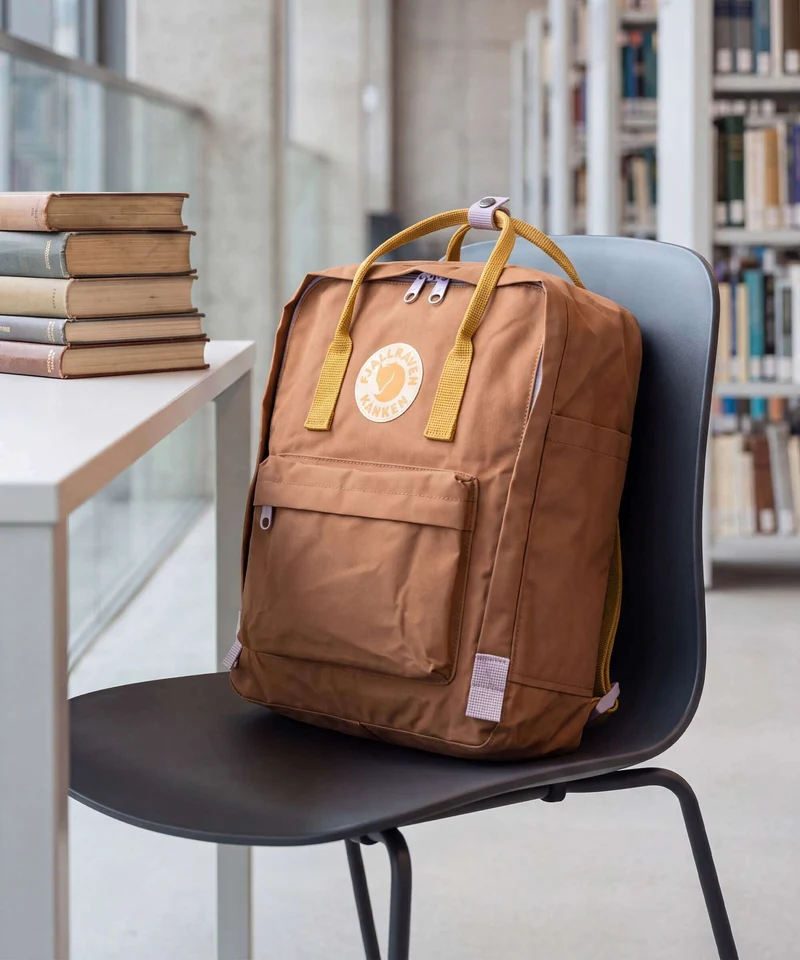 Fjällräven Kånken Koncept Sac à dos khaki dust/kantarell