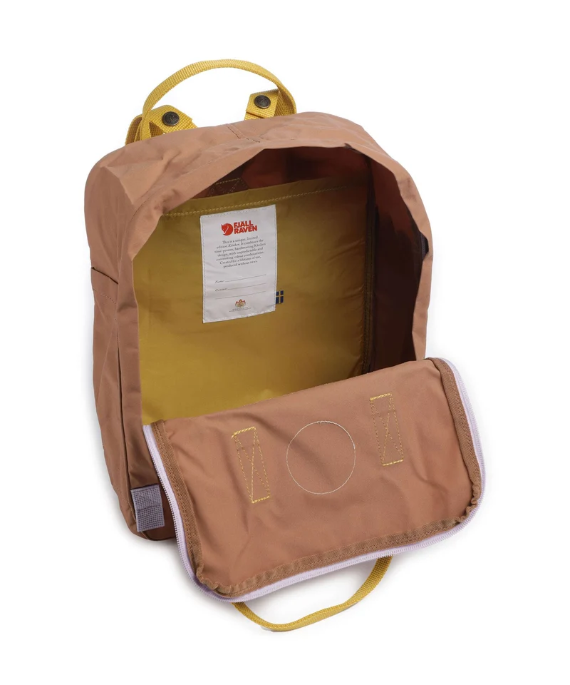 Fjällräven Kånken Koncept Sac à dos khaki dust/kantarell