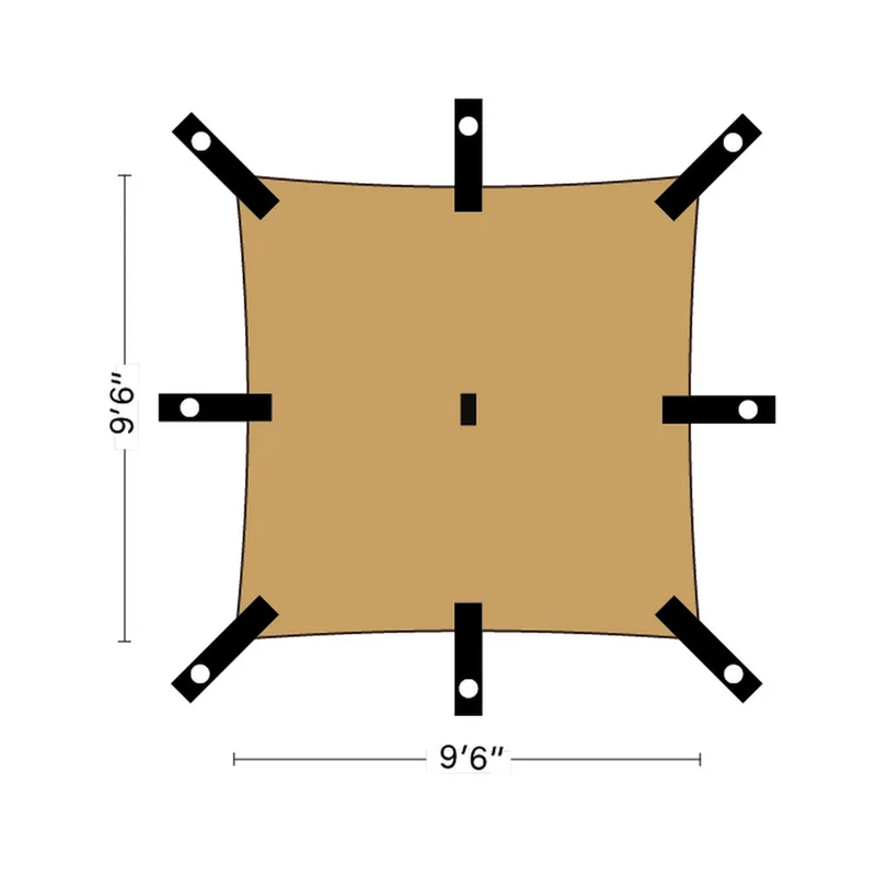 Bâche Chinook Heay Duty – 2.92 x 2.92 m
