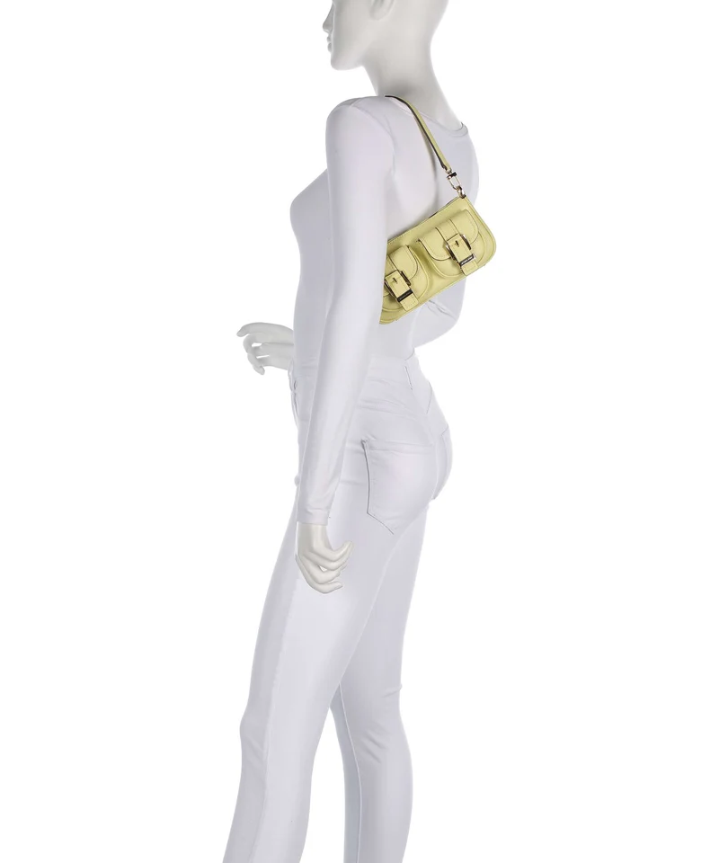 Michael Kors Zoe Small Sac porté épaule lemon