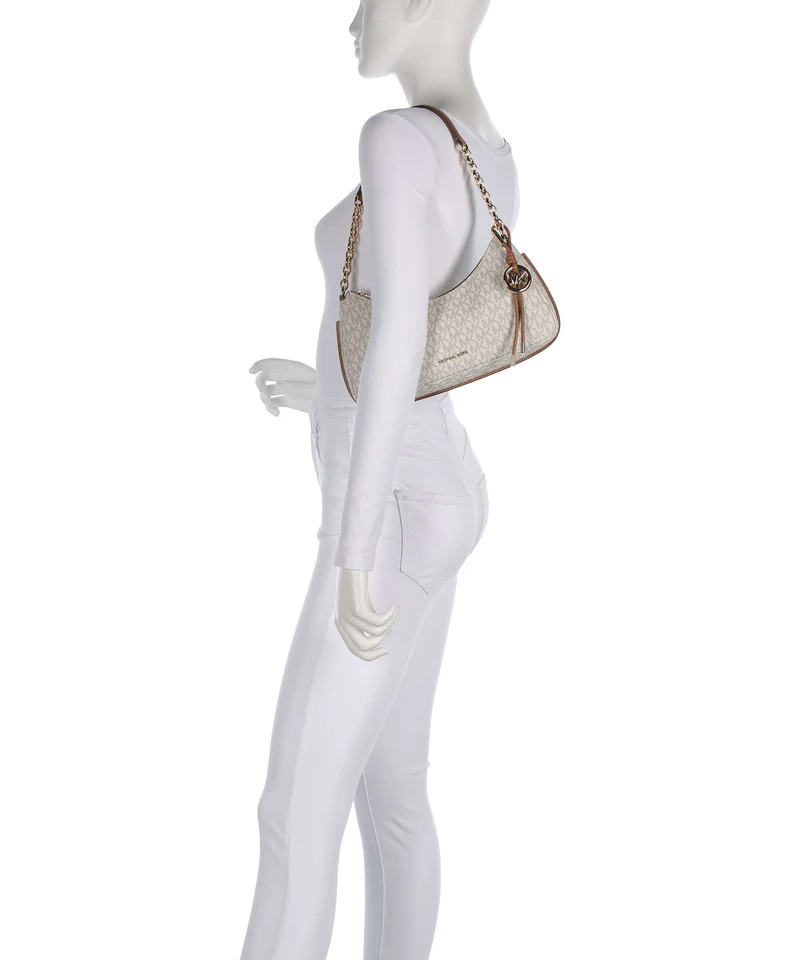 Michael Kors Nolita Medium Sac porté épaule vanilla/acrn