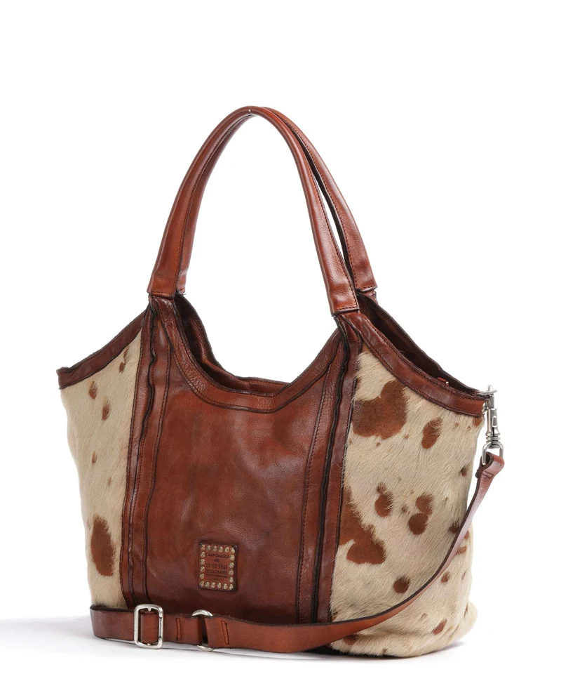 Campomaggi Cabas bianco/beige/cognac