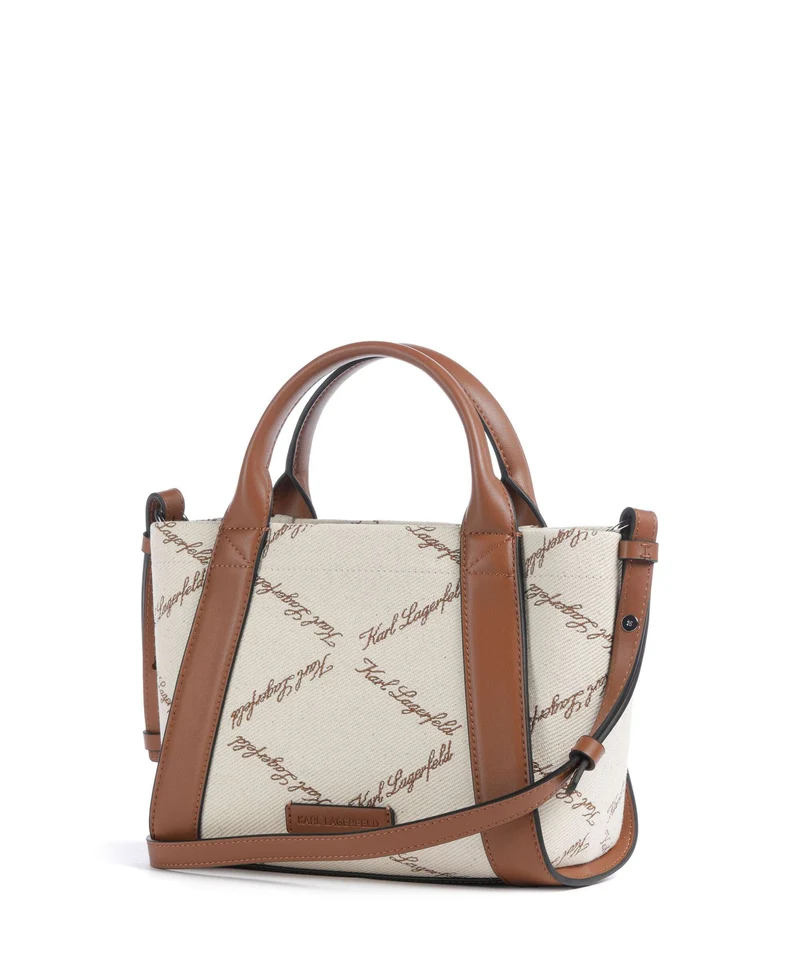 Karl Lagerfeld K/Ville Small Sac à main natural canvas/tan