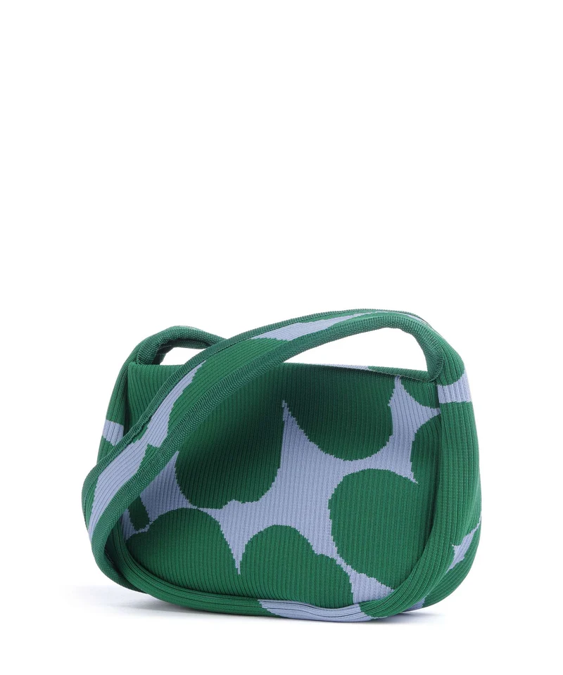 Marimekko Knitted Unikko Sac porté épaule dark green/blue