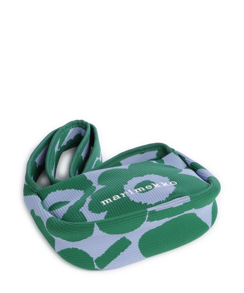 Marimekko Knitted Unikko Sac porté épaule dark green/blue