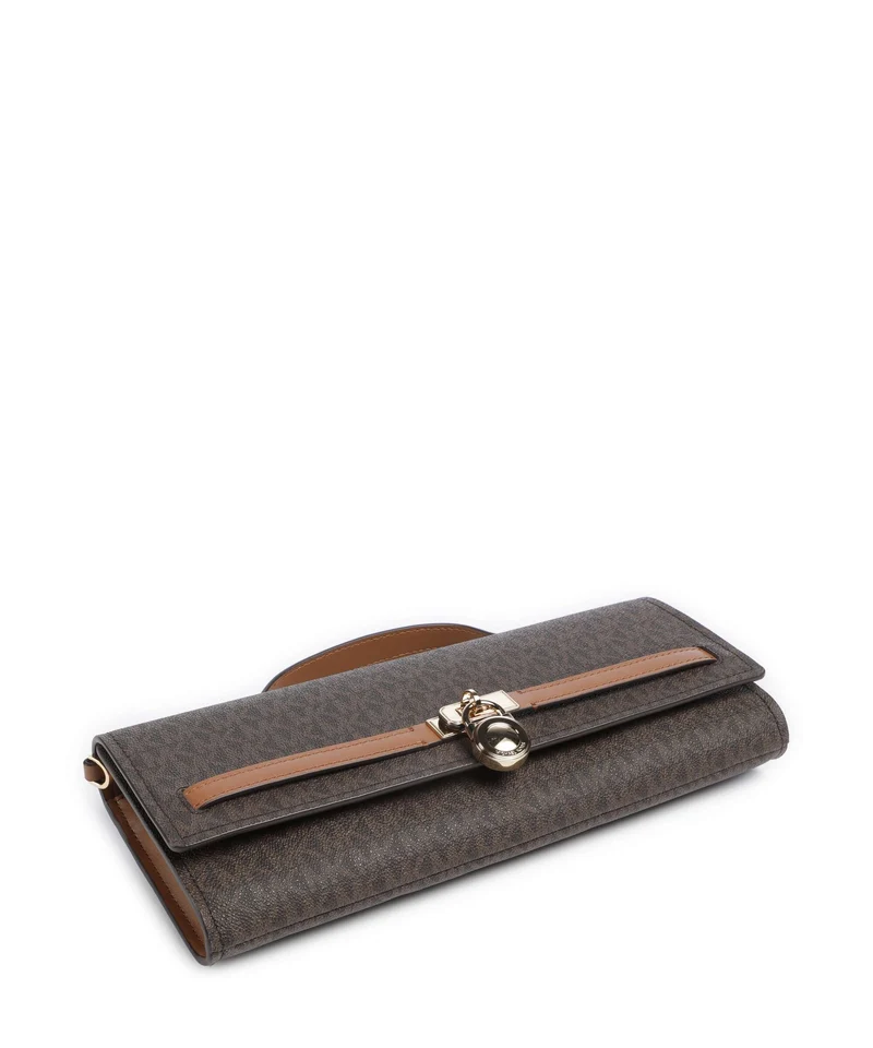 Michael Kors Hamilton Moderne Medium Sac porté épaule brown/acorn