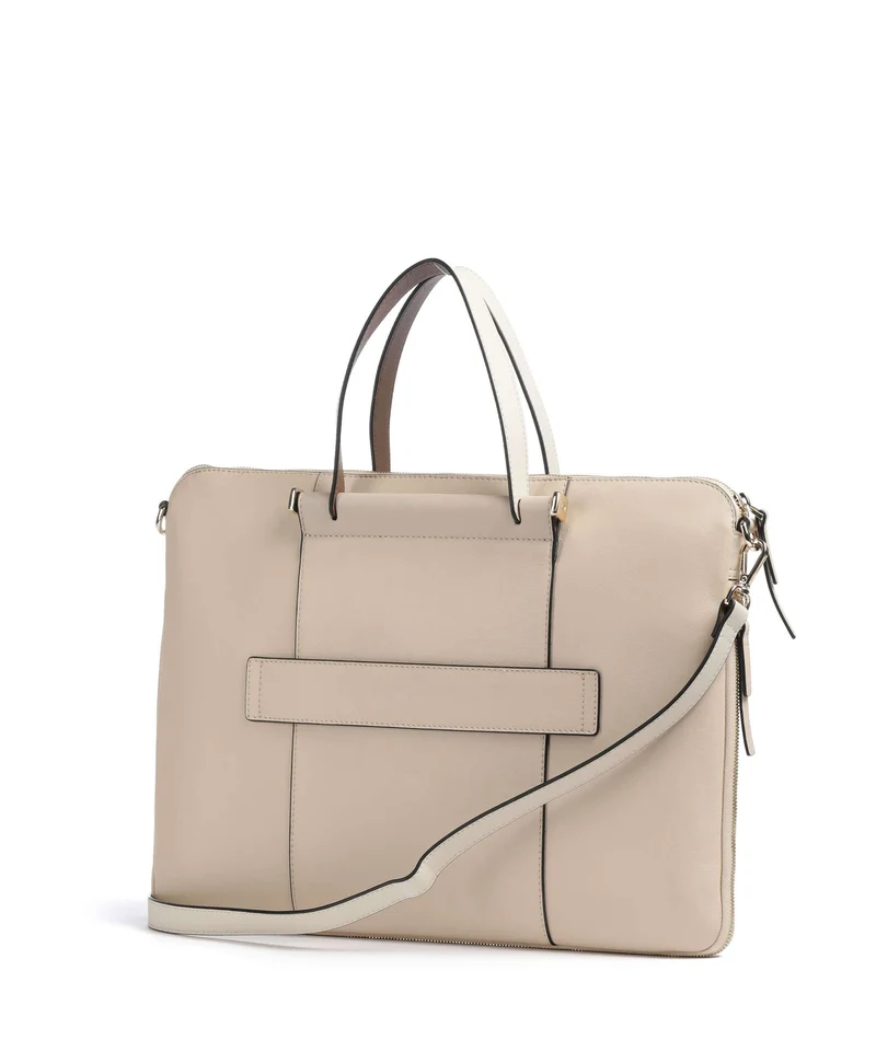 Piquadro W92T Porte-document beige/cuoio