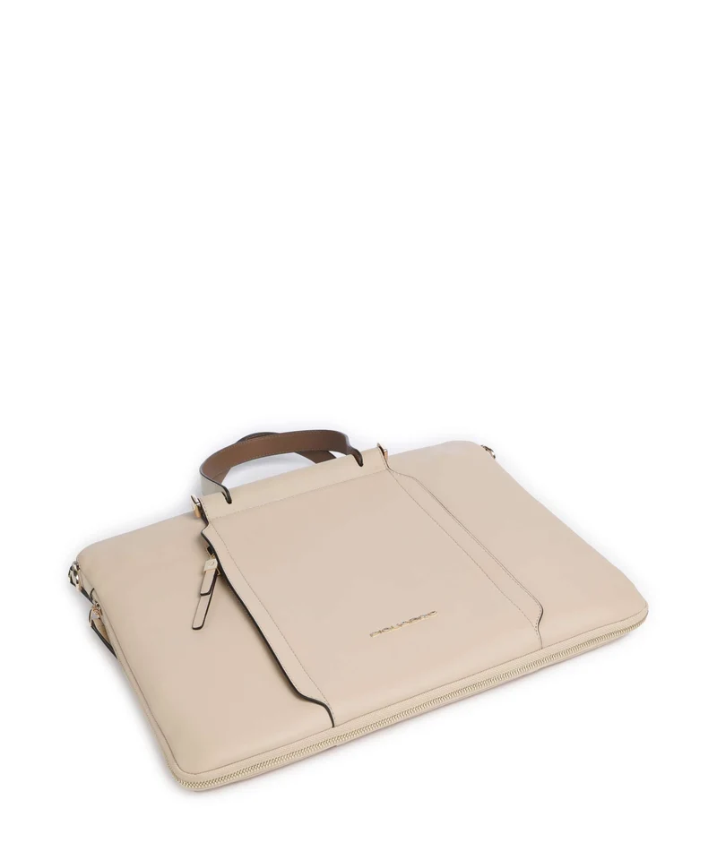 Piquadro W92T Porte-document beige/cuoio