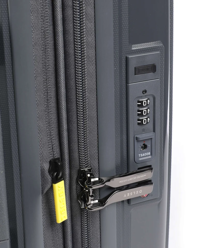 Delsey Paris Lutece Slim Valise 4 roues graphite