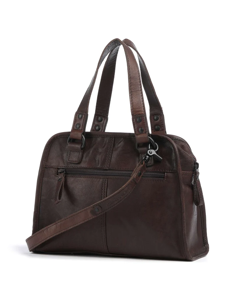 Spikes & Sparrow Bronco Danine Sac à main dark brown