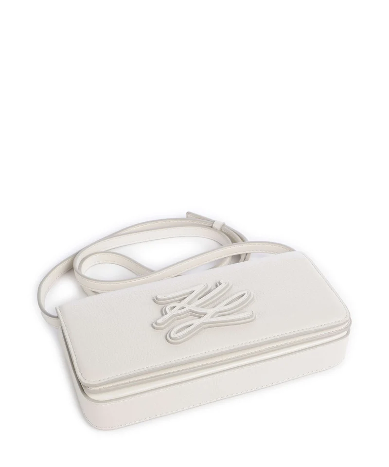 Karl Lagerfeld K/Autograph Mini Sac bandoulière off white